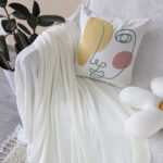 7-SOGA White Acrylic Knitted Throw Blanket Solid Fringed Warm Cozy Woven Cover Couch Bed Sofa Home Decor