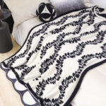 8-SOGA 130x170cm Throw Blanket Retro Vine Pattern Casual Stylish Cozy
