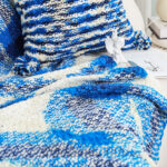 6-SOGA 2X 90x200cm Throw Blanket  Blue Deep Sea Gradient Dyed Art Stylish Decorative Cozy