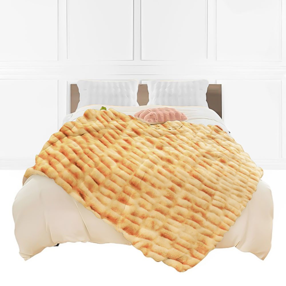 1-SOGA 150x200cm Throw Blanket Camel Brown Double Layer Rabbit Fur Cozy Comfort with Stylish Decor