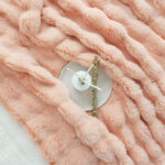 2-SOGA 160X200cm Throw Blanket Pink Double Layer Rabbit Fur Cozy Comfort with Stylish Decor