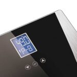 2-SOGA Wireless Digital Body Fat LCD Bathroom Weighing Scale Electronic Weight Tracker Black