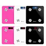 5-SOGA Wireless Bluetooth Digital Body Fat Scale Bathroom Health Analyser Weight Black