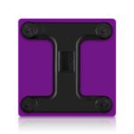 5-SOGA Glass LCD Digital Body Fat Scale Bathroom Electronic Gym Water Weighing Scales Purple