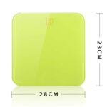 2-SOGA 180kg Digital Fitness Weight Bathroom Gym Body Glass LCD Electronic Scales Green