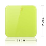 2-SOGA 2X 180kg Digital Fitness Weight Bathroom Gym Body Glass LCD Electronic Scales Green