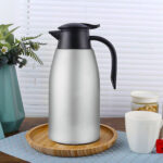 2-SOGA 2X 1.5L Silver Color 3-Layer Stainless Steel Vacuum Durable Thermal Flask