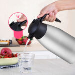 4-SOGA 2X 1.5L Silver Color 3-Layer Stainless Steel Vacuum Durable Thermal Flask