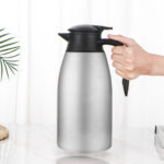 5-SOGA 2X 1.5L Silver Color 3-Layer Stainless Steel Vacuum Durable Thermal Flask