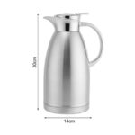 7-SOGA 2X 2.3L Silver Double-Wall vacuum with 2 layers stainless steel Construction Thermal Flask