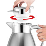 8-SOGA 2X 2.3L Silver Double-Wall vacuum with 2 layers stainless steel Construction Thermal Flask
