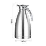 3-SOGA 2X 2.0L Silver Color 3-Layer Inner Stainless Steel