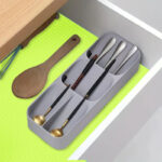 4-SOGA 40x300cm Green Kitchen Shelf Drawer Cabinet Multi Use Liner Non Slip Mat
