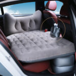 5-SOGA 2X Grey Honeycomb Inflatable Car Mattress Portable Camping Air Bed Travel Sleeping Kit Essentials