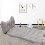 8-SOGA 2X Grey Honeycomb Inflatable Car Mattress Portable Camping Air Bed Travel Sleeping Kit Essentials