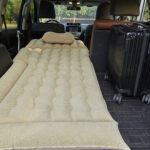 5-SOGA 2X Beige Inflatable Car Boot Mattress Portable Camping Air Bed Travel Sleeping Essentials