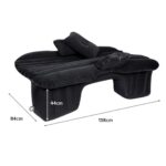 2-SOGA 2X Inflatable Car Mattress Portable Travel Camping Air Bed Rest Sleeping Bed Black