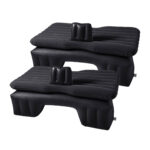 1-SOGA 2X Inflatable Car Mattress Portable Travel Camping Air Bed Rest Sleeping Bed Black
