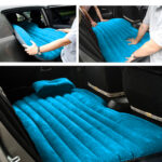 5-SOGA Inflatable Car Mattress Portable Travel Camping Air Bed Rest Sleeping Bed Blue