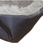 7-SOGA Black Dual-purpose Cushion Nest Cat Dog Bed Warm Plush Kennel Mat Pet Home Travel Essentials