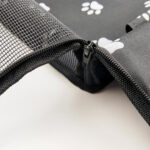 5-SOGA 2X Waterproof Pet Booster Car Seat Breathable Mesh Safety Travel Portable Dog Carrier Bag Black