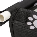 6-SOGA 2X Waterproof Pet Booster Car Seat Breathable Mesh Safety Travel Portable Dog Carrier Bag Black