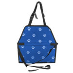 3-SOGA Waterproof Pet Booster Car Seat Breathable Mesh Safety Travel Portable Dog Carrier Bag Blue