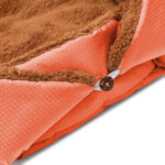 7-SOGA Orange Dual-purpose Cushion Nest Cat Dog Bed Warm Plush Kennel Mat Pet Home Travel Essentials