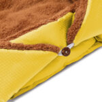 7-SOGA 2X Yellow Dual-purpose Cushion Nest Cat Dog Bed Warm Plush Kennel Mat Pet Home Travel Essentials