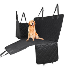 1-SOGA Luxury Car Trunk Pet Mat Boot Cargo Liner Waterproof Seat Cover Protector Hammock Non-Slip Pet Travel Essentials