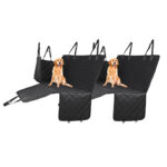 1-SOGA 2X Luxury Car Trunk Pet Mat Boot Cargo Liner Waterproof Seat Cover Protector Hammock Non-Slip Pet Travel Essentials