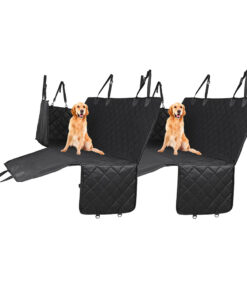 1-SOGA 2X Luxury Car Trunk Pet Mat Boot Cargo Liner Waterproof Seat Cover Protector Hammock Non-Slip Pet Travel Essentials