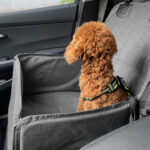 2-SOGA 2X Grey Car Pet Sitting Bag Breathable Safety Travel Portable Carrier Pouch Travel Essentials