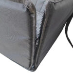 7-SOGA 2X Grey Car Pet Sitting Bag Breathable Safety Travel Portable Carrier Pouch Travel Essentials