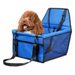 1-SOGA Waterproof Pet Booster Car Seat Breathable Mesh Safety Travel Portable Dog Carrier Bag