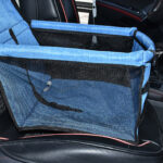 7-SOGA Waterproof Pet Booster Car Seat Breathable Mesh Safety Travel Portable Dog Carrier Bag