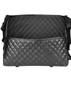 1-SOGA Black Leather Car Storage Portable Hanging Organizer Backseat Multi-Purpose Interior Accessories Bag