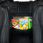 8-SOGA 2X Black Leather Car Storage Portable Hanging Organizer Backseat Multi-Purpose Interior Accessories Bag