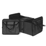 3-SOGA 2X Car Portable Storage Box Waterproof Oxford Cloth Multifunction Organizer Black