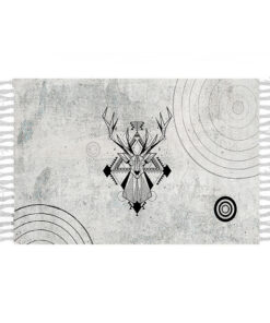 1-SOGA 90cm Woven Minimalist Bedroom Area Rug Carpet