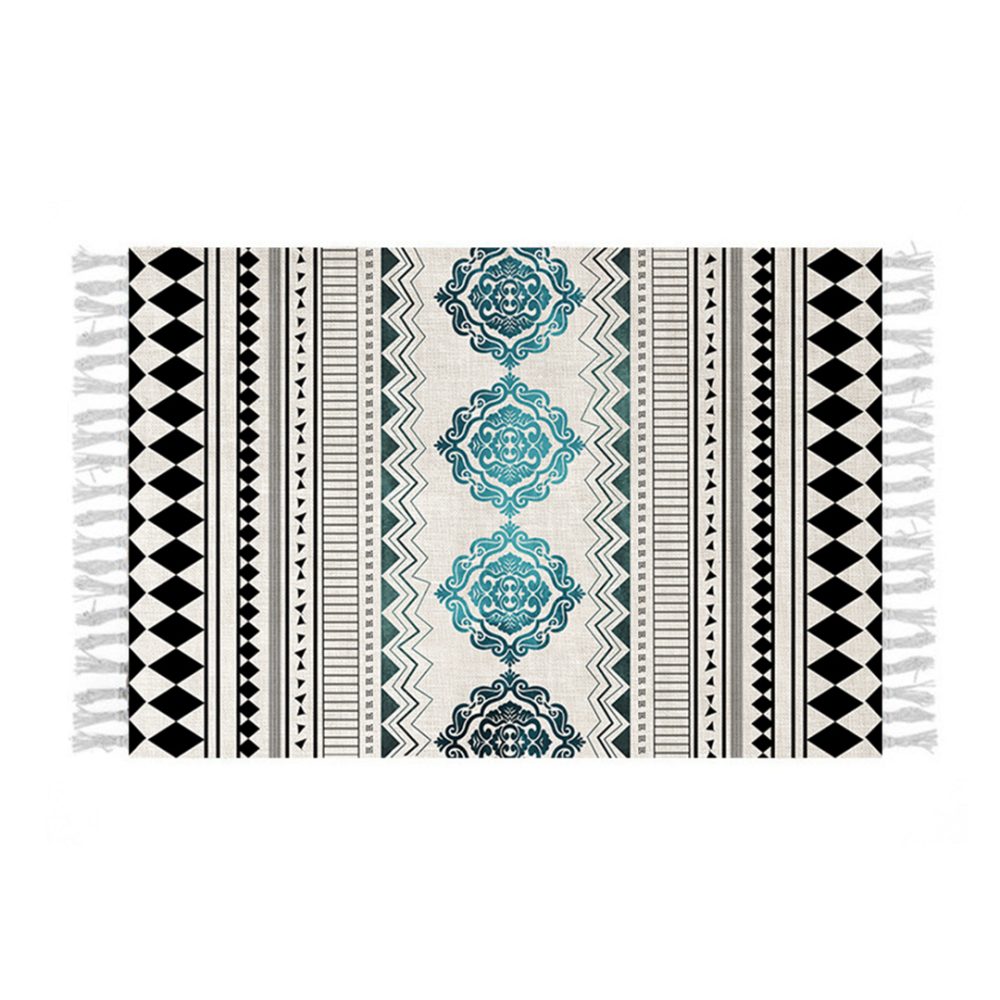 1-SOGA 90cm Boho Bathroom Rug Vintage Kitchen Area Runner Rugs