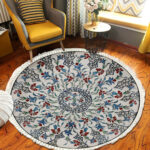 2-SOGA 120cm Mandala Area Rug for Living Room Lounge