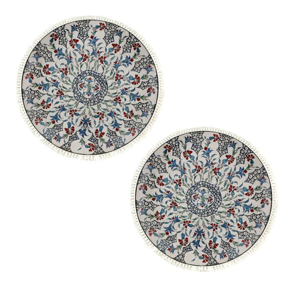 1-SOGA 2X 120cm Mandala Area Rug for Living Room Lounge