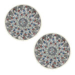 1-SOGA 2X 120cm Mandala Round Area Thick Anti-slip Doormat