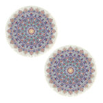 1-SOGA 2X 120cm Mandala Area Rug for Living Room Lounge