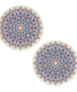 1-SOGA 2X 120cm Mandala Round Area Thick Anti-slip Doormat