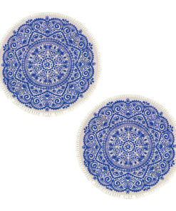 1-SOGA 2X 120cm Mandala Round Tapestry Indian Area Rug for Living Room Lounge