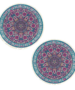 1-SOGA 2X 120cm Mandala Area Rug for Living Room Lounge