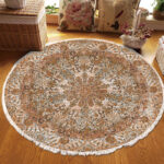 2-SOGA 120cm Mandala Pattern Circle Area Rugs for Living Room Lounge
