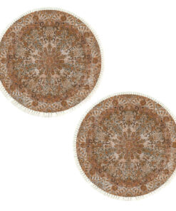 1-SOGA 2X 120cm Mandala Pattern Circle Area Rugs for Living Room Lounge